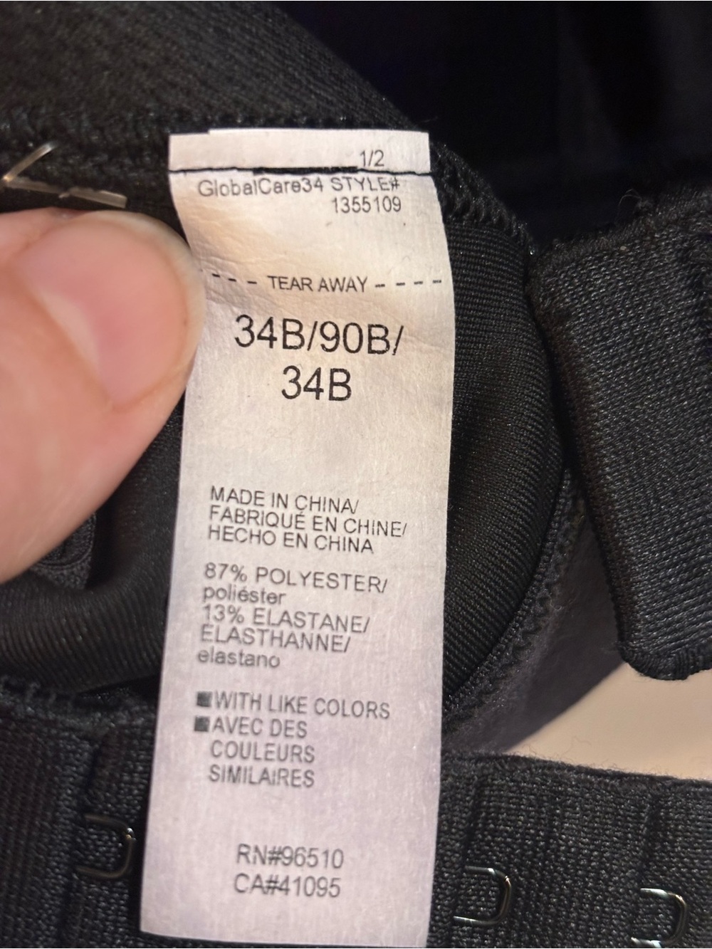 Under Armour Black and Gray High Crossback Sports Bra, 34B New with tags - Picture 10 of 10